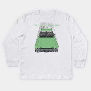 Cadillac Eldorado Biarritz Convertible 1959 - Green Kids Long Sleeve T-Shirt